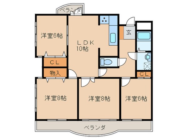 エクセル大森９１の物件間取画像